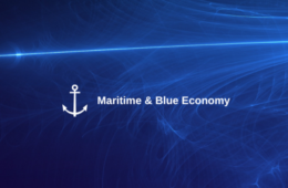 Maritime & Blue Economy Services blue background